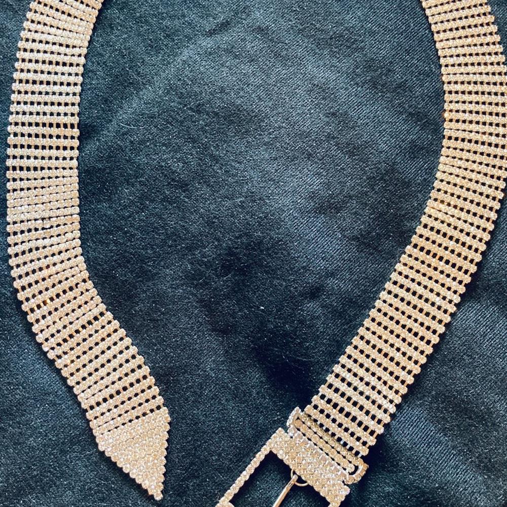Elegant Silver Mesh Belt